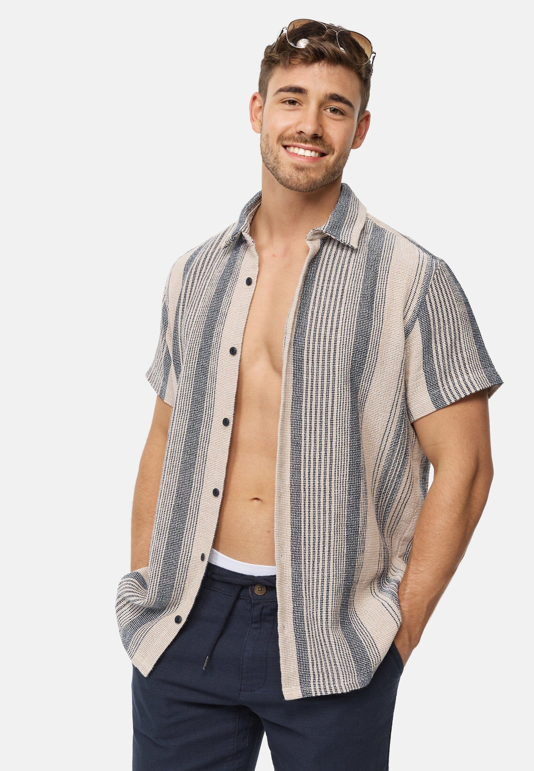 Indicode Kurzarmhemd Herren INCosby Herrenhemd Kurzarm leichtes Kurzarmhemd günstig online kaufen