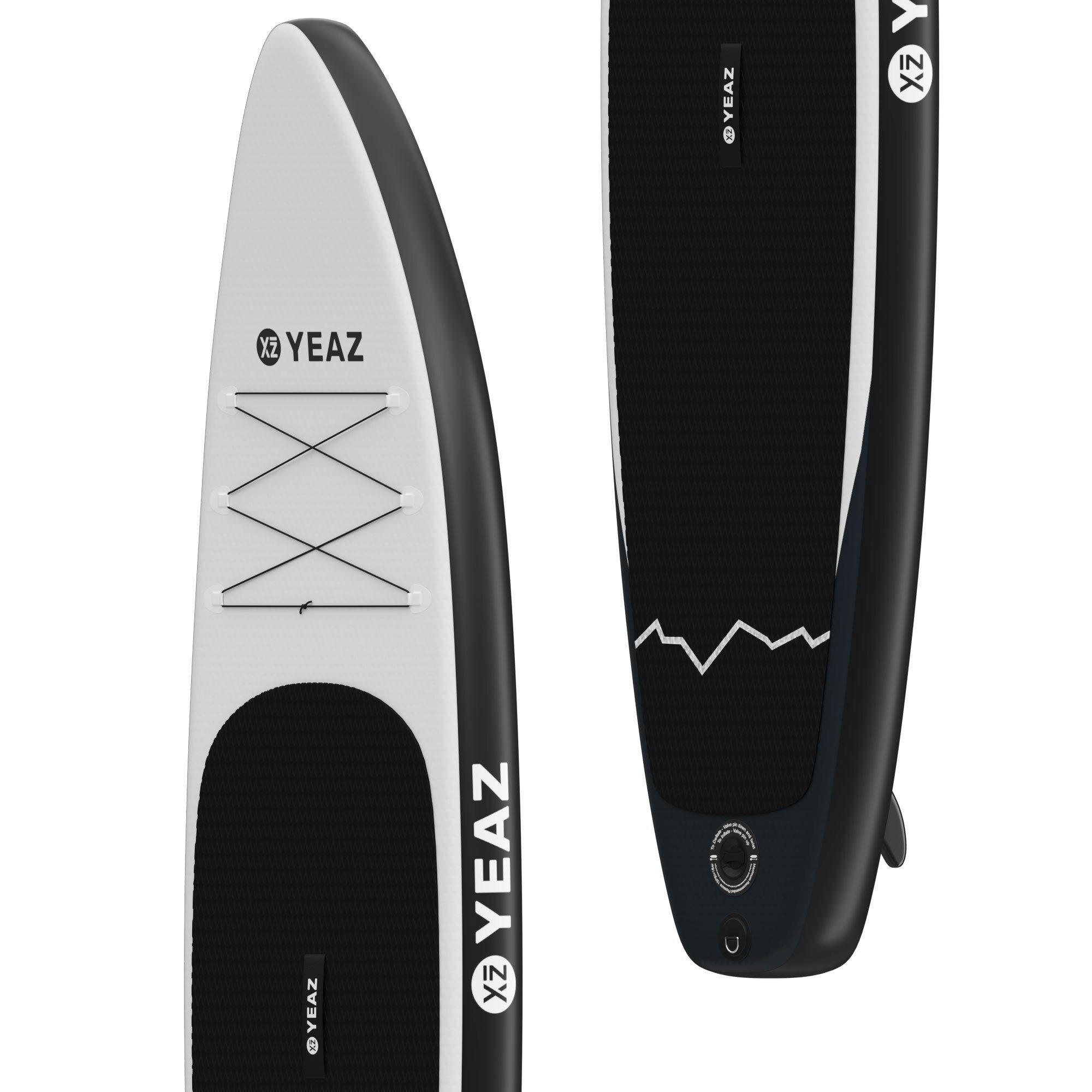 YEAZ Inflatable SUP-Board NALANI - EXOTRACE - SUP Board, Inflatable SUP Board, (Set), inkl. Zubehör wie Finne und Handpumpe