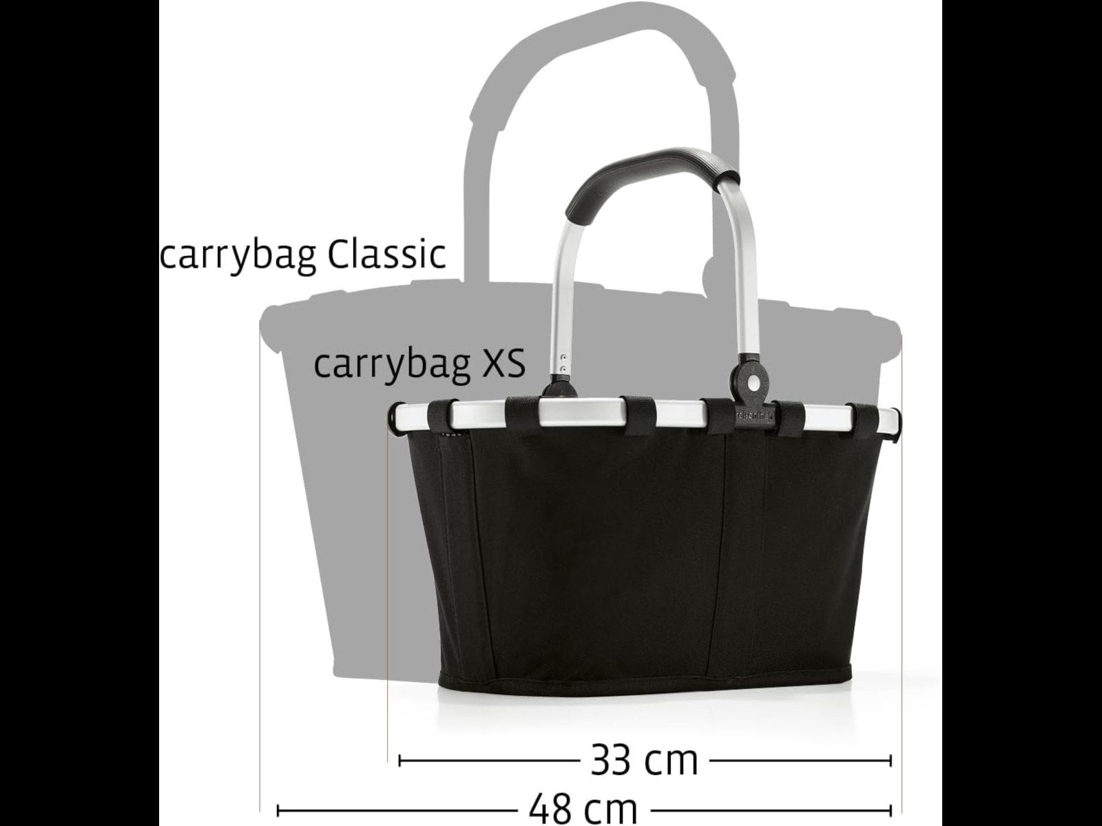 REISENTHEL® Einkaufskorb carrybag XS bouclé black – Bild 2 von 5