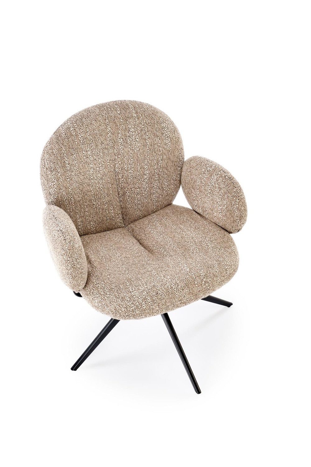 Lookway Drehsessel BERRY 360° Polstersessel für Wohnzimmer & Büro, Breite: 65 cm