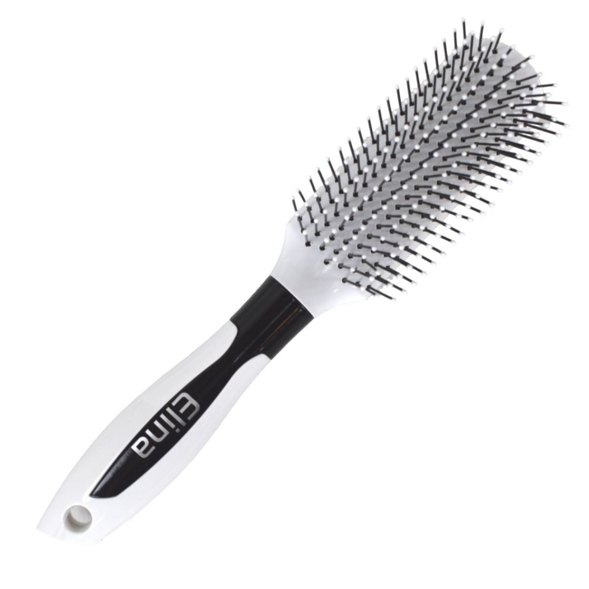 Elina Med Haarbürste Kunststoff Haarbürste in Weiß zum Kämmen von Frisuren ca. 23 cm Kamm, 1-tlg., mit Aufhängung