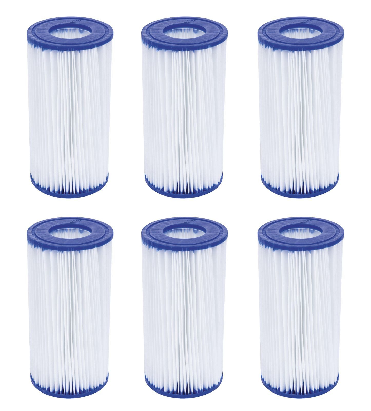Bestway Pool-Filterkartusche 6er Set Bestway Filterkartusche Poolfilter Filterpatrone