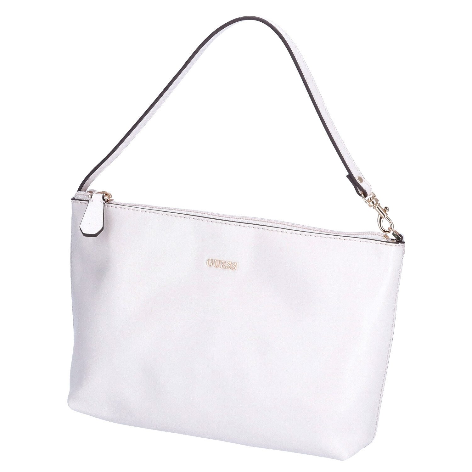 Guess Umhängetasche GUESS Damen Shopper Vikky II White Logo (1, 1-tlg., 1)