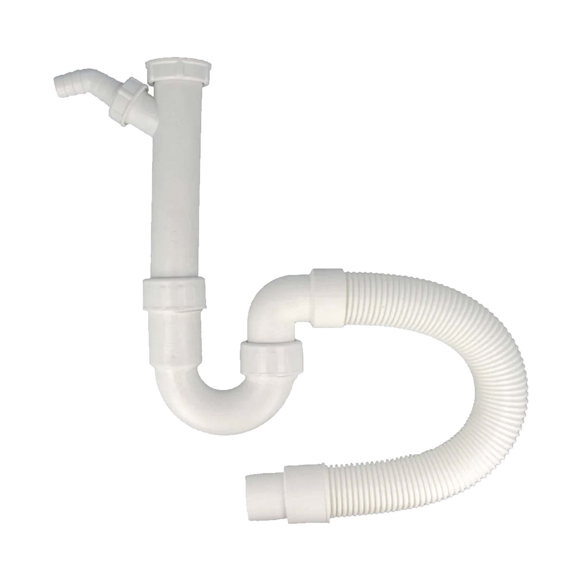 Siphon Rückflussverhinderer-Set für Kondensattrockner mit Schlauch Ø10 mm