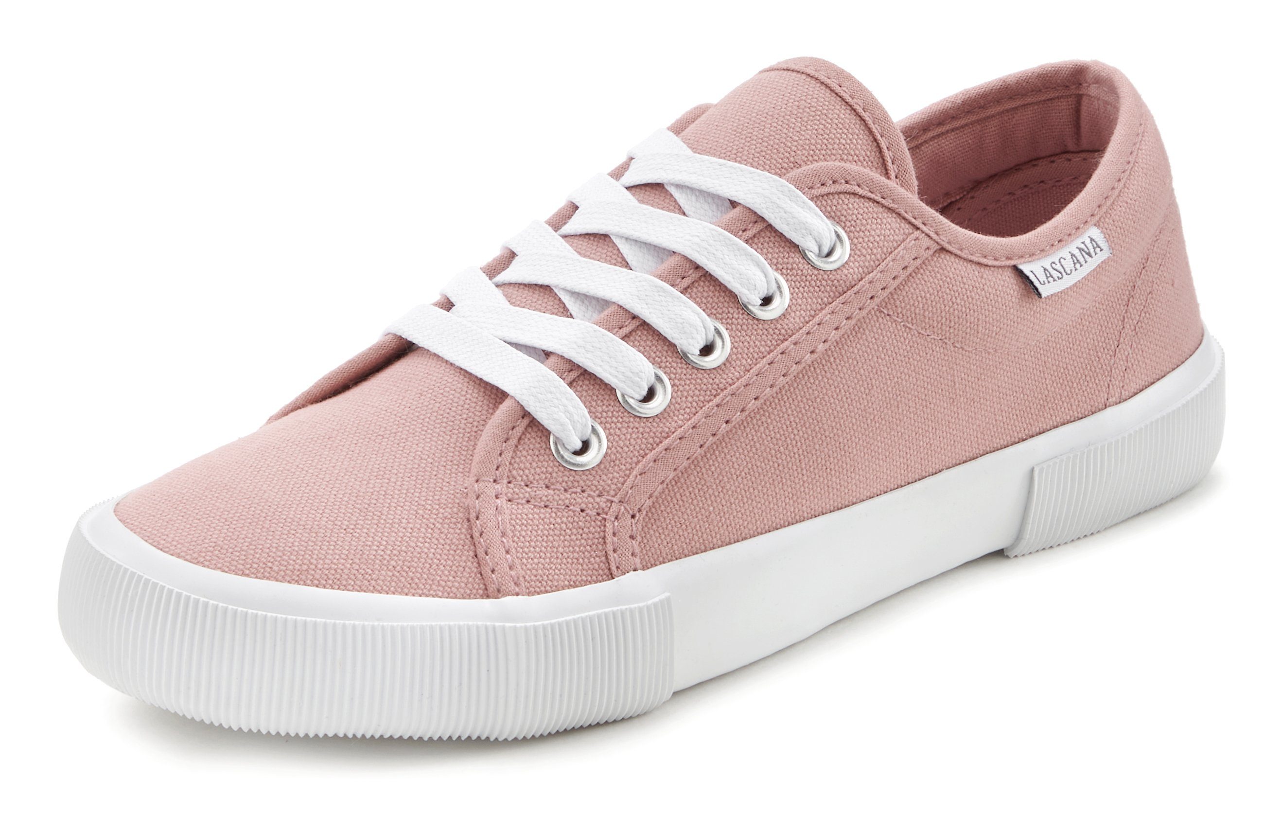 LASCANA Sneaker aus Textil, Schnürhalbschuh, Freizeitschuh günstig online kaufen