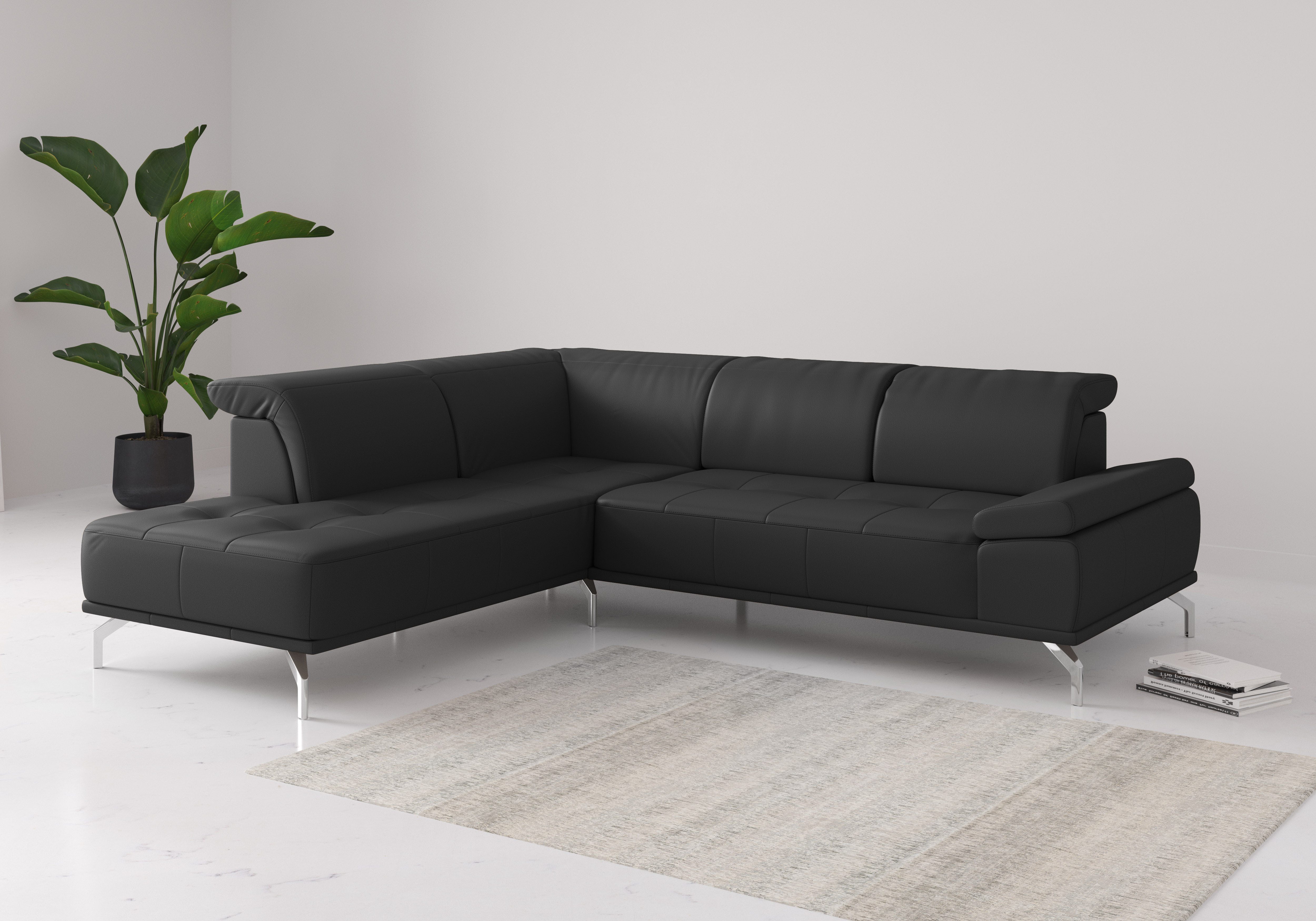 Places of Style Ecksofa Caluna, Inkl.Sitztiefenverstellung, günstig online kaufen