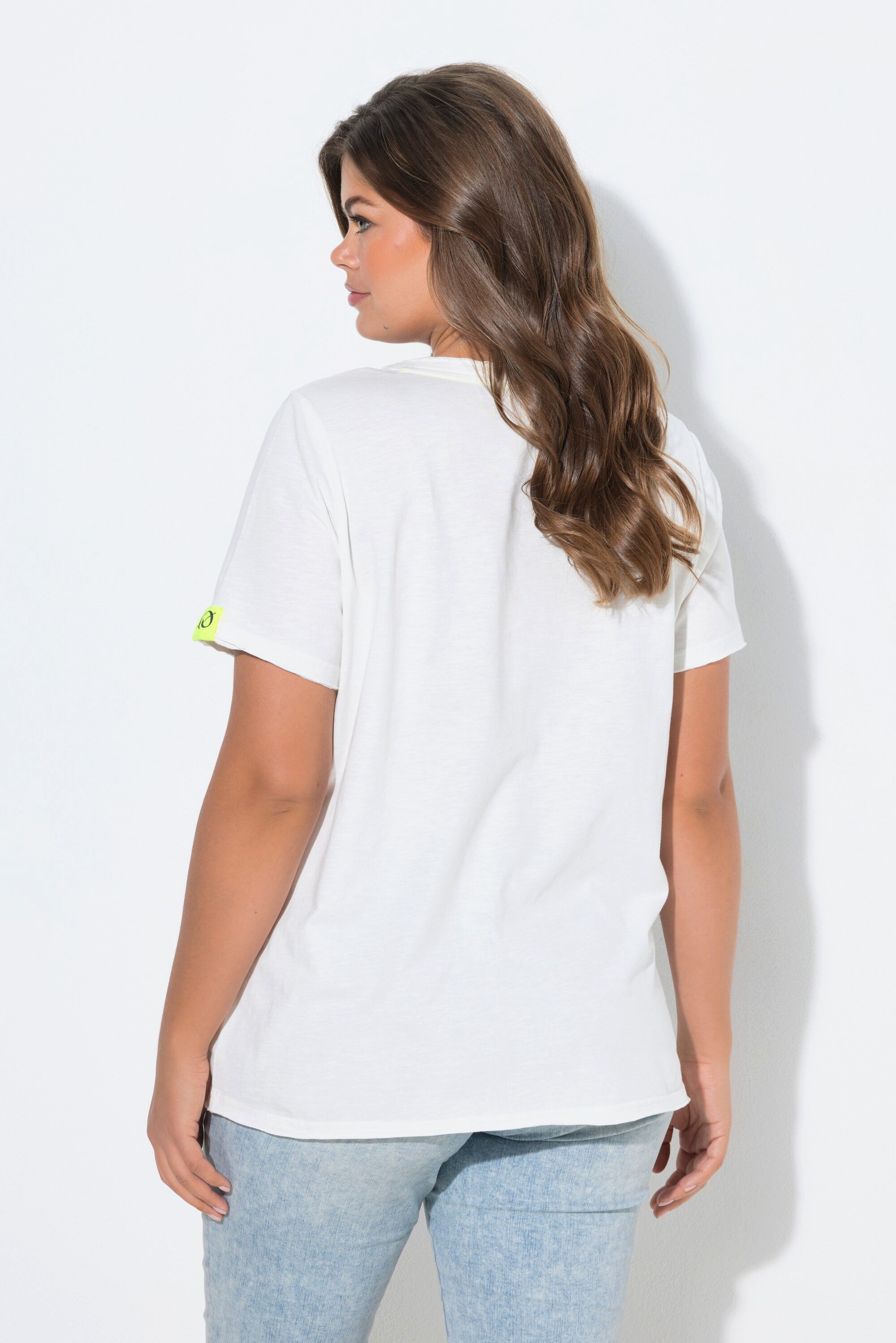 Laurasøn T-Shirt T-shirt Cool Dyed 1/2 Arm Hundeprint