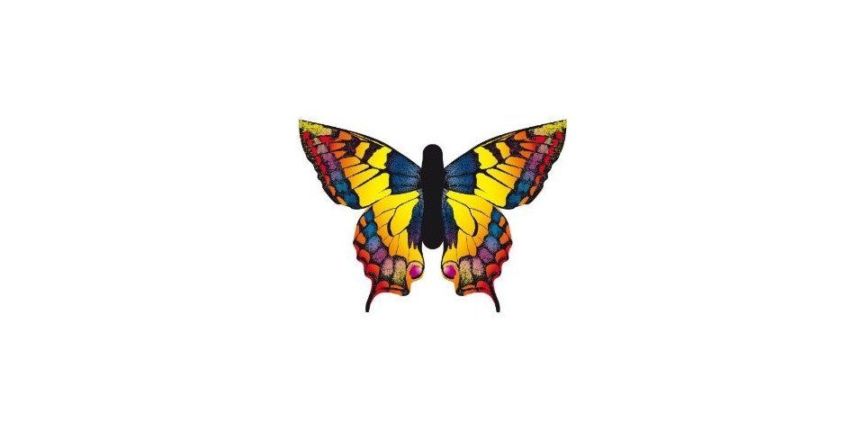Invento Flug-Drache Invento 106542 - Butterfly Kite Swallowtail L, Schmetterling Drachen