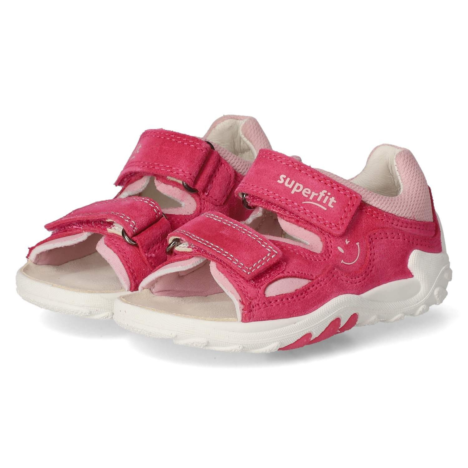 Superfit Superfit 1-000034-5500 Mädchen Leder & Textil pink Sandalette
