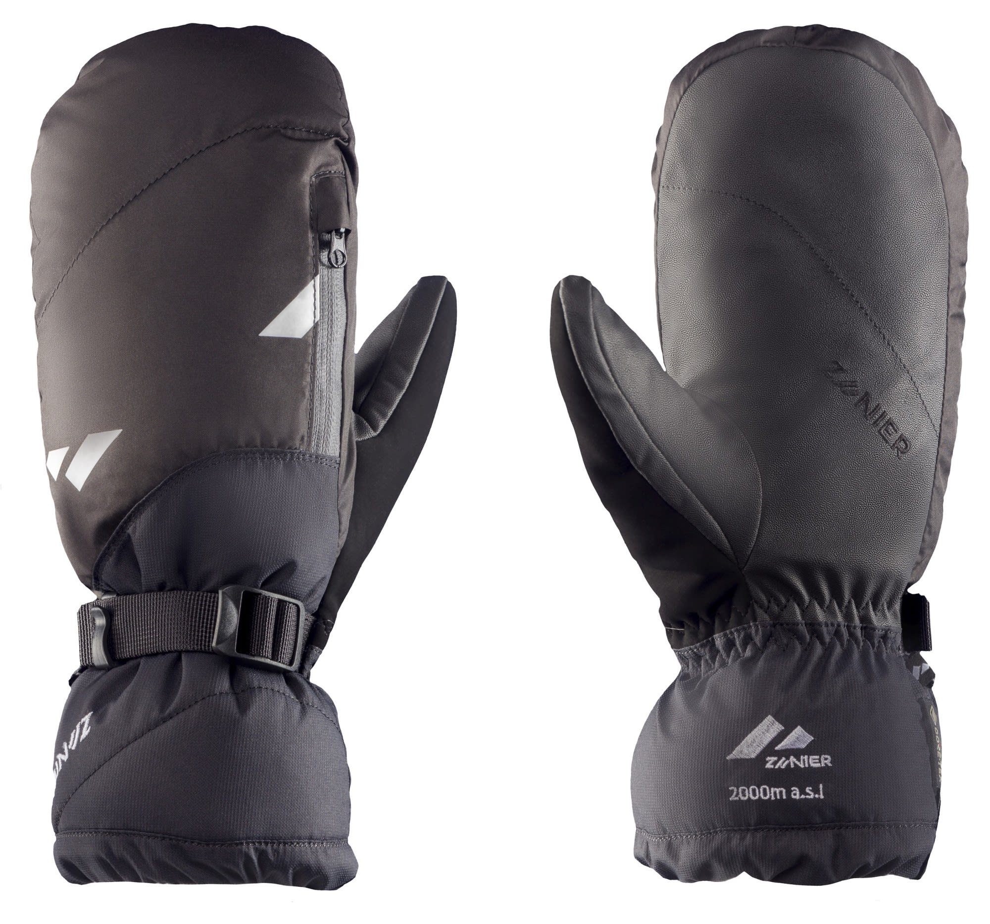 Zanier Fleecehandschuhe Zanier Ride.gtx® Black Accessoires Mitten