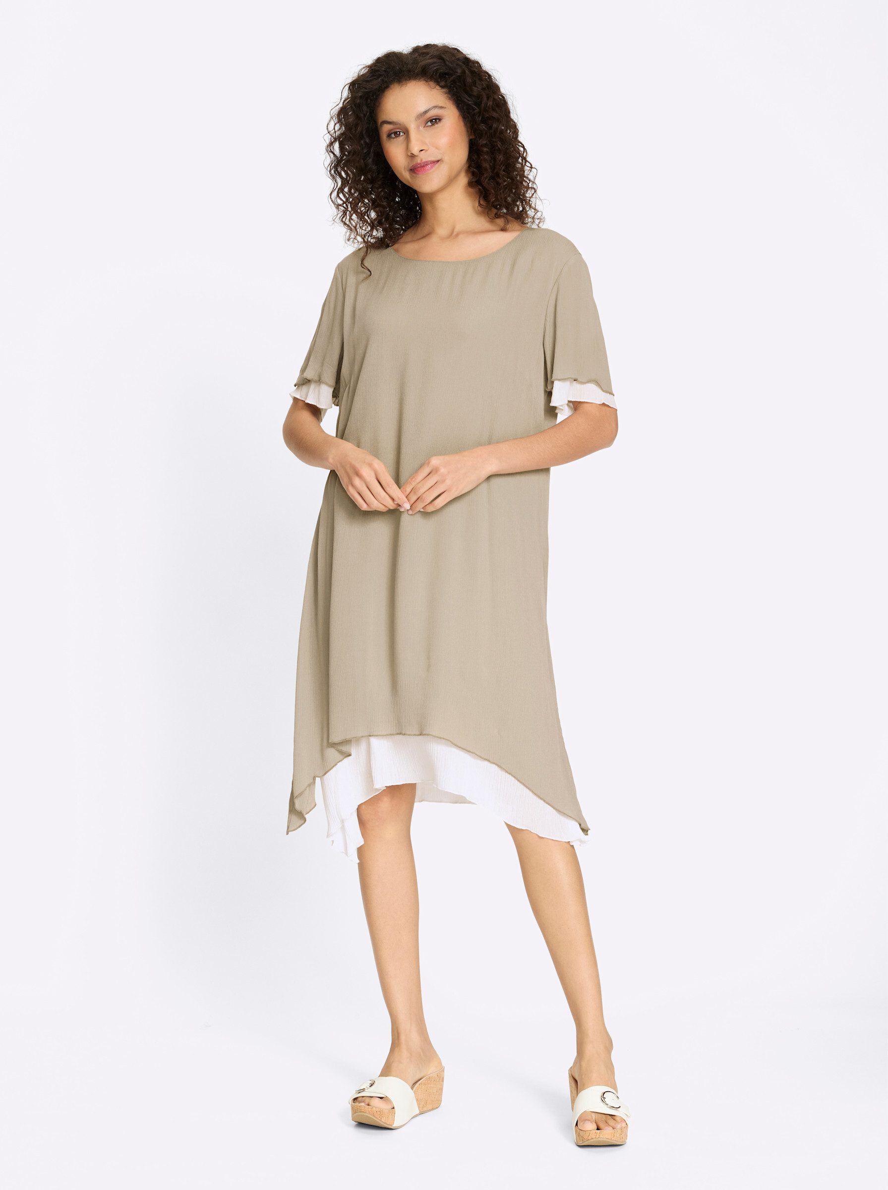 heine Etuikleid Kleid Kurzarm