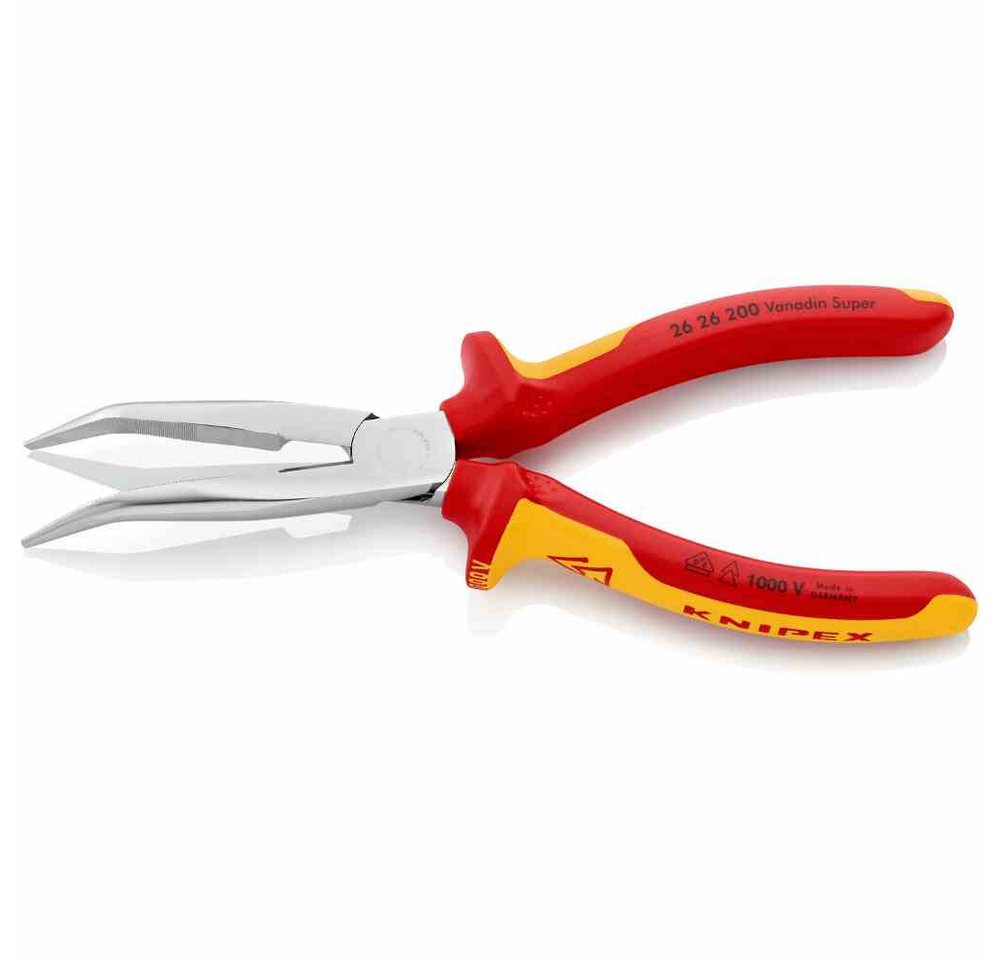Thumbnail - Knipex Kombizange Telefonzange 200mm gebogen Schutzisoliert 1000 V 1-Komponenten VDE-gep