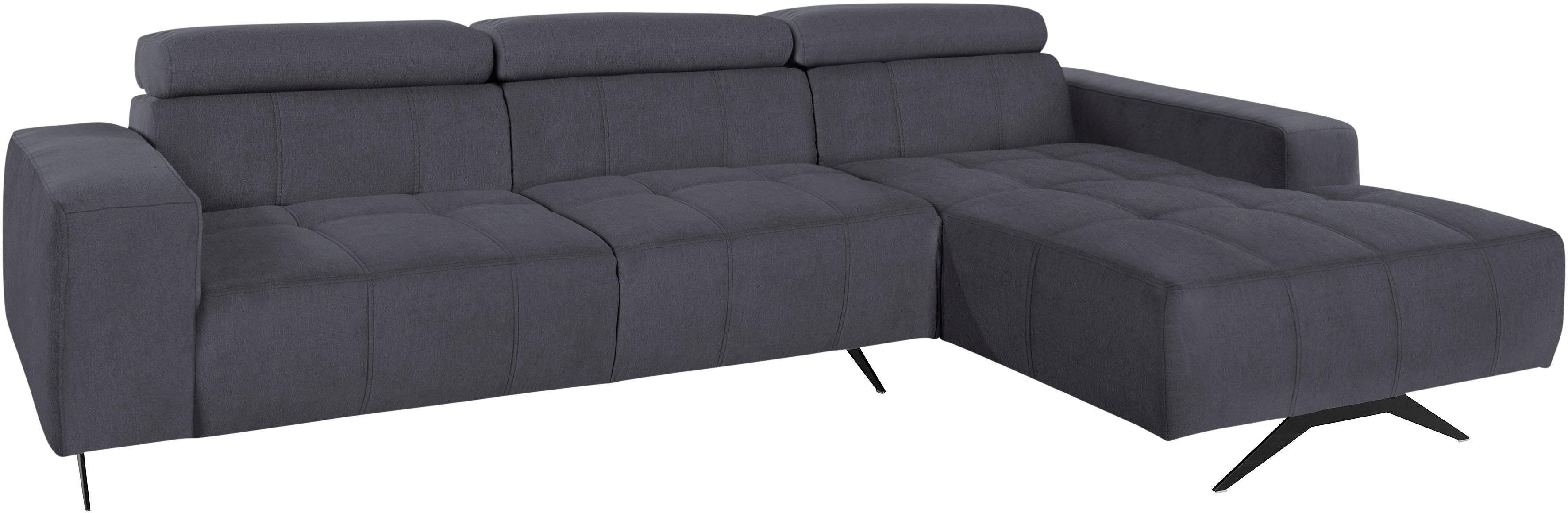 DOMO collection Ecksofa "Trento L-Form, mit Kufenfuß oder Einzelfuß" wahlwe günstig online kaufen