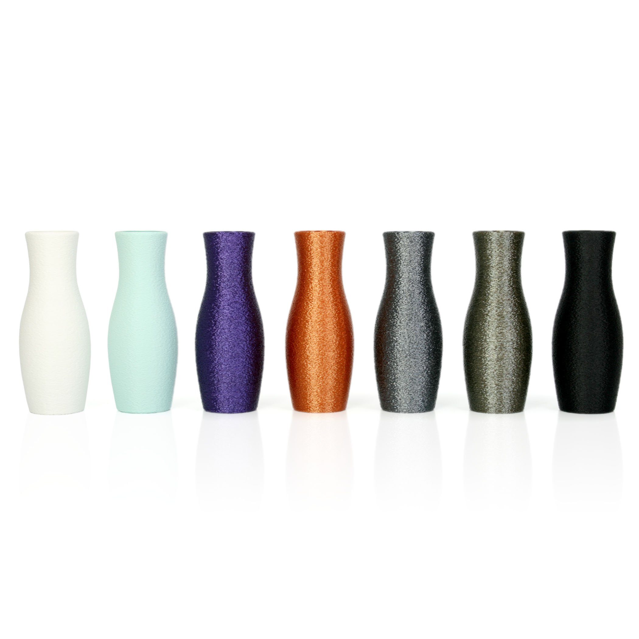 – Kreative Bio-Kunststoff, Rohstoffen; Violet Feder Vase nachwachsenden Designer Dekovase aus Blumenvase bruchsicher Dekorative wasserdicht aus &