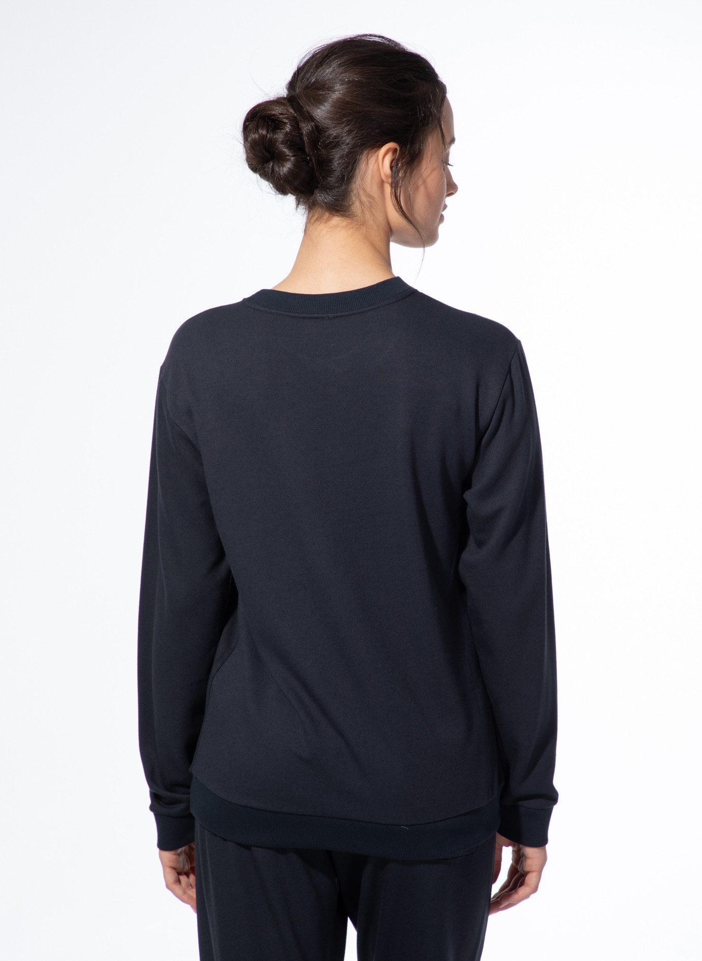 Short Stories Sweatshirt SHORT STORIES 621774 Sweatshirt vulcan blue mit Kaschmiranteil