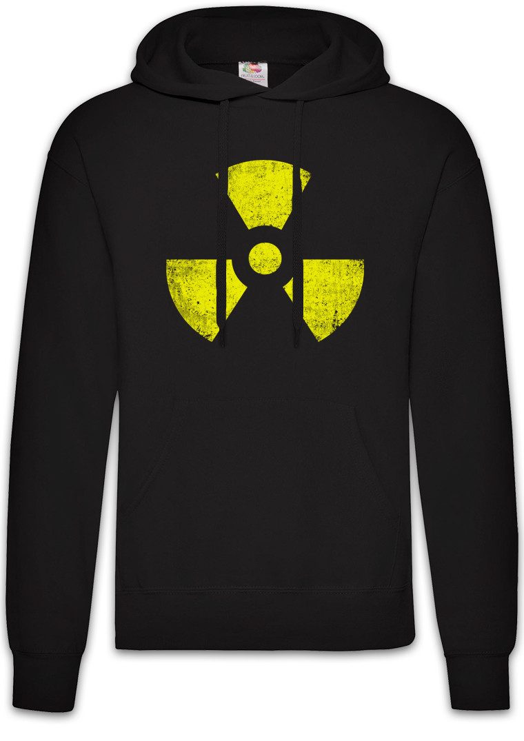Hoodie Black Radioactive Vintage Symbol Herren Hoodie Goth TBBT Cyber