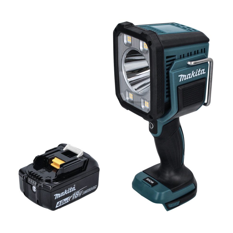 Makita Baustrahler DML 812 M1 Akku LED Handstrahler Taschen Lampe 18 V 1250 lm + 1x Akku