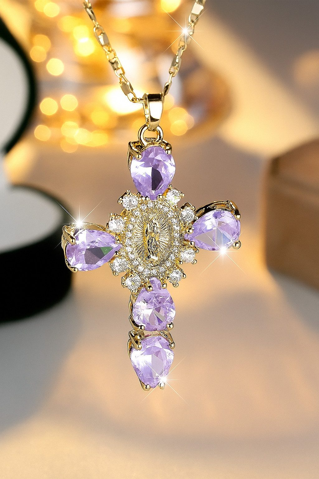 nhaos Kreuzkette Beautiful Cross – Vergoldete günstig online kaufen