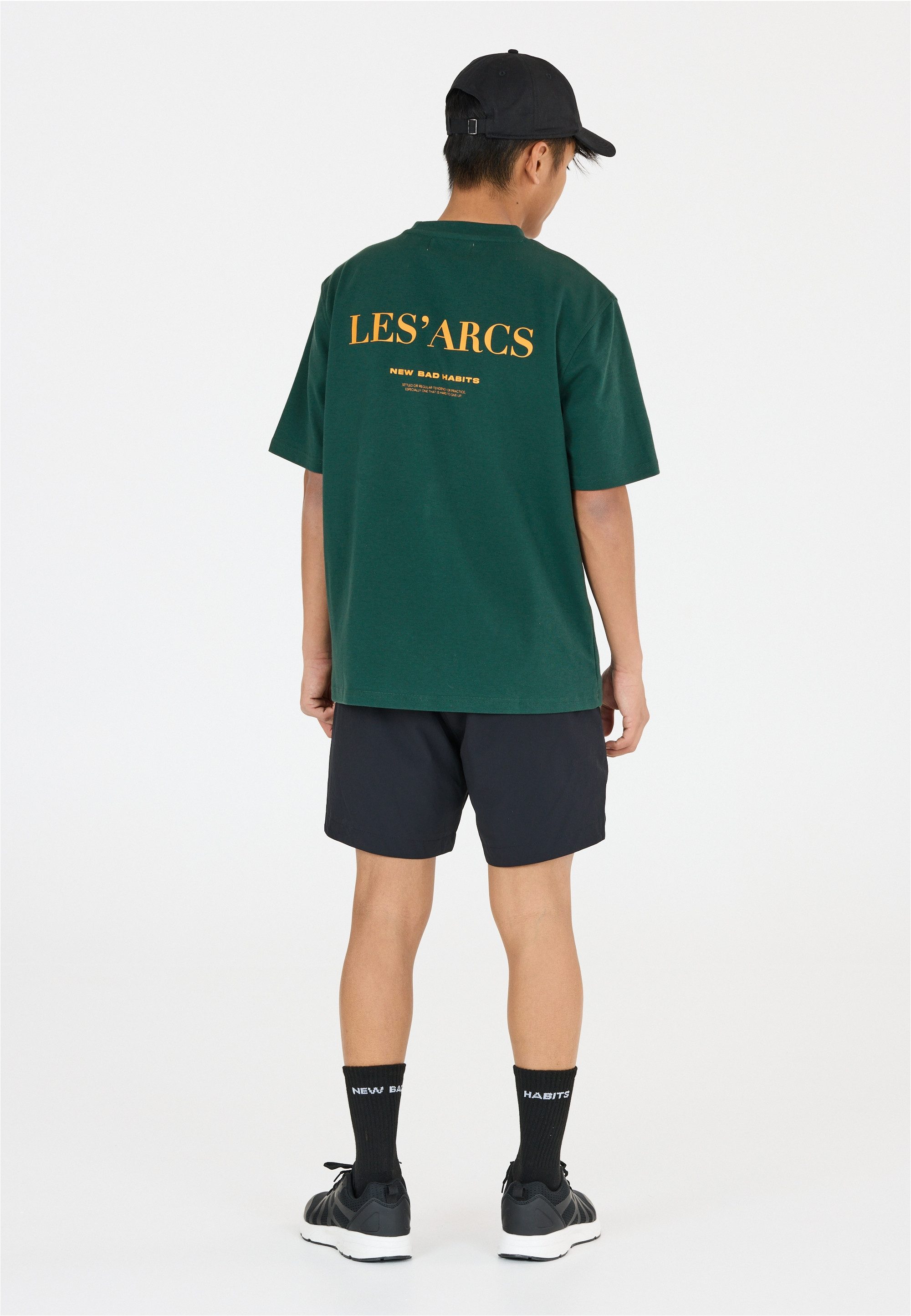 Les'Arcs Funktionsshirt Tynan mit lässigen Print-Details