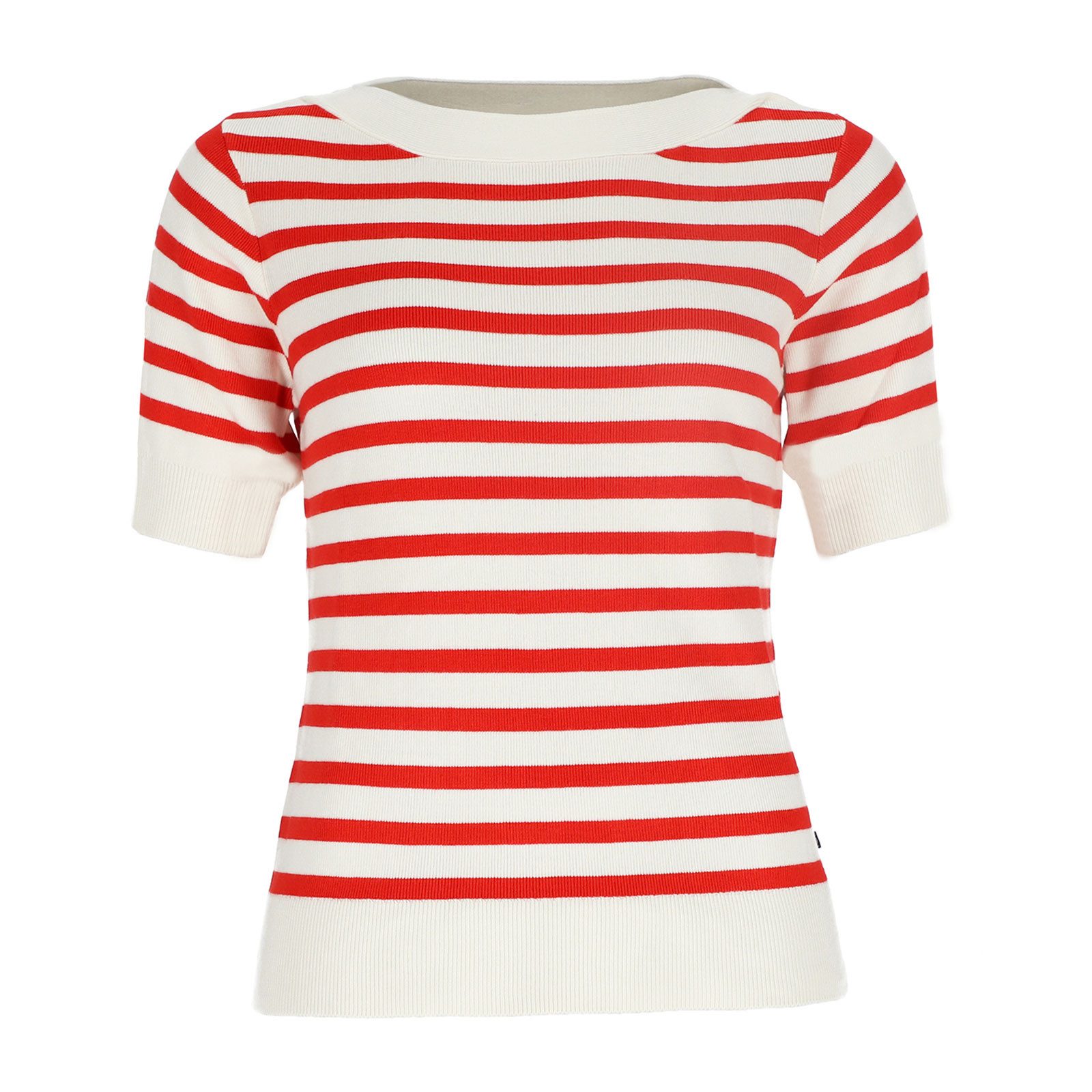 Sea Ranch Streifenpullover Kora Damen Pullover Kora Kurzarm & U-Boot-Ausschnitt - Streifen Sommerpulli