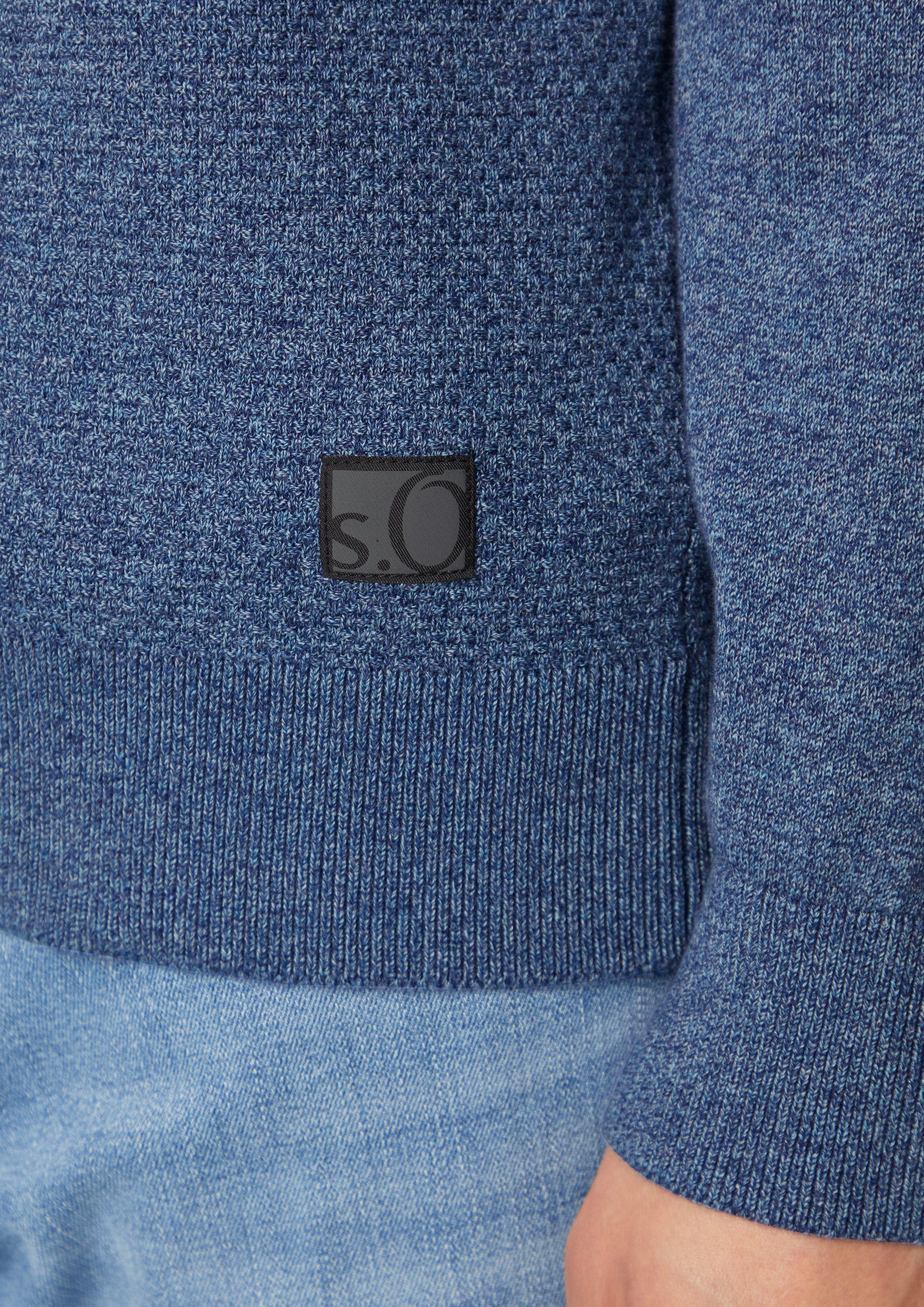 s.Oliver Strickpullover Strickpullover mit Strukturmix und günstig online kaufen
