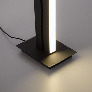 Paul Neuhaus LED Stehlampe Pure-Lines, integrierter Dimmer, inkl. Fernbedienung, Memory-Funktion, Leuchtkörper drehbar, CCT-Farbtemperaturwechsler, LED fest integriert, Warmweiß, Kaltweiß, Akzentbeleuchtung, inkl. Dimmer, Fernbedienung