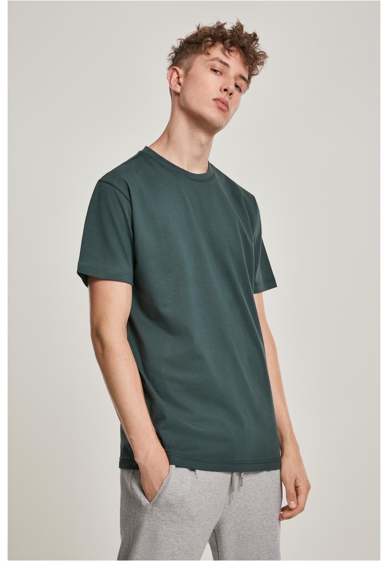 URBAN CLASSICS T-Shirt Herren Basic Tee (1-tlg) bottlegreen