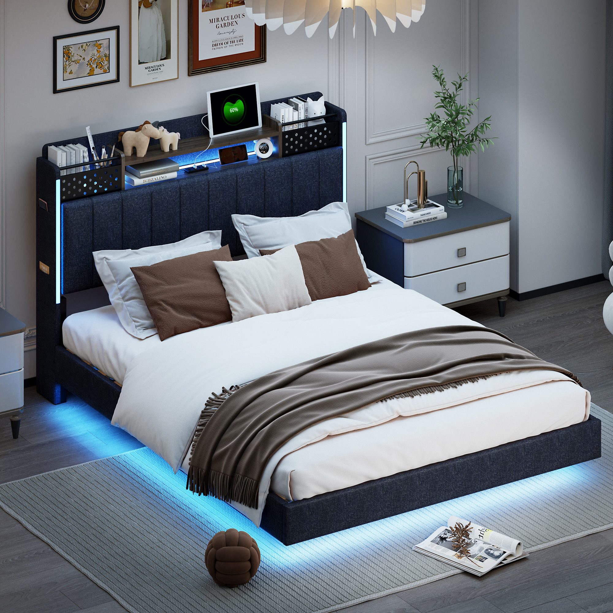 STILVORA Polsterbett 140×200 bett mit Matratze,Bettgestell günstig online kaufen