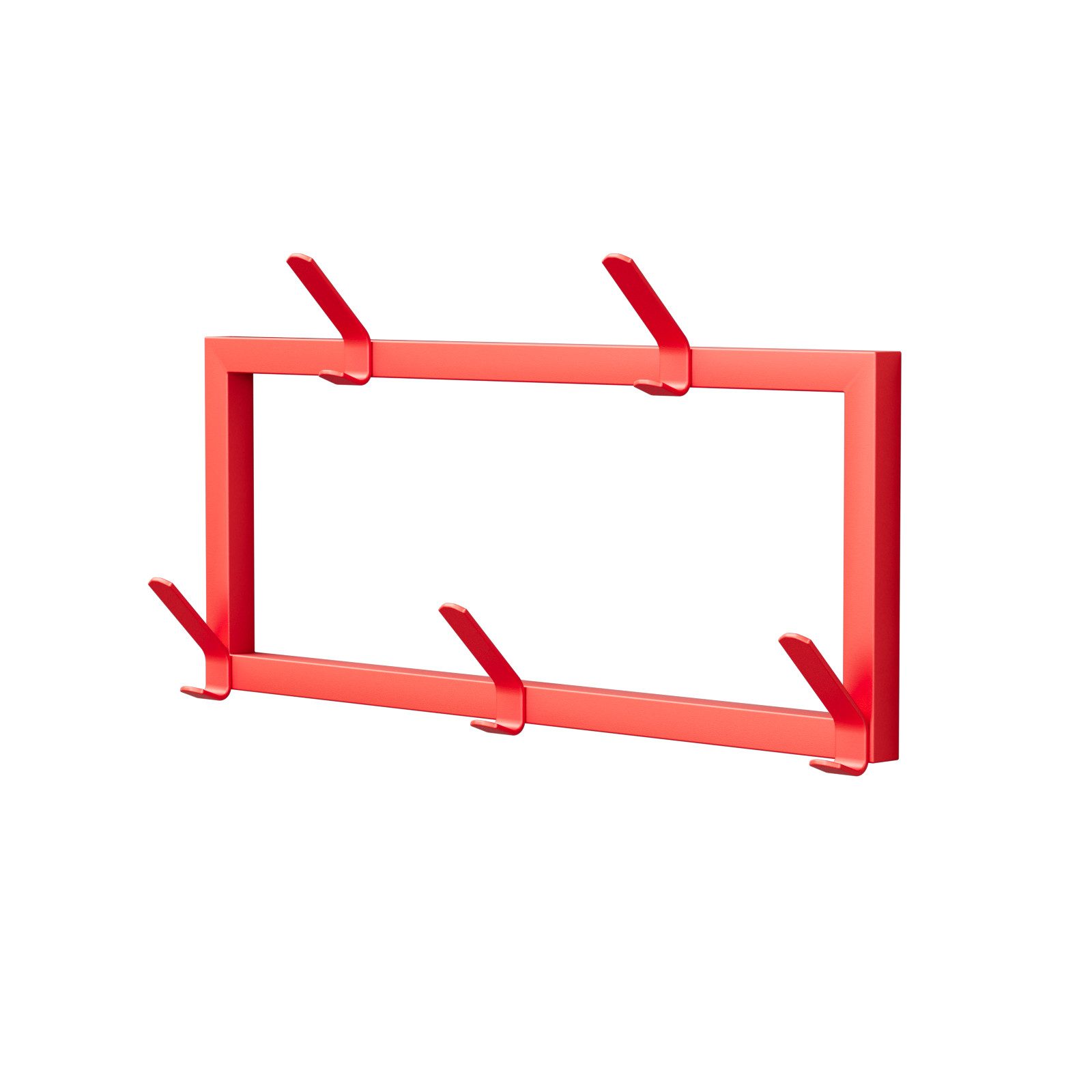 QLS Крючок для одежды Flach 5 Haken, Flur, Wohnzimmer, Schlafzimmer, Küche, Büro, Bar, Restaurant, Loft, Garage, Werktstatt, Metall Wandhaken Крючки гардеробные Industriell Retro