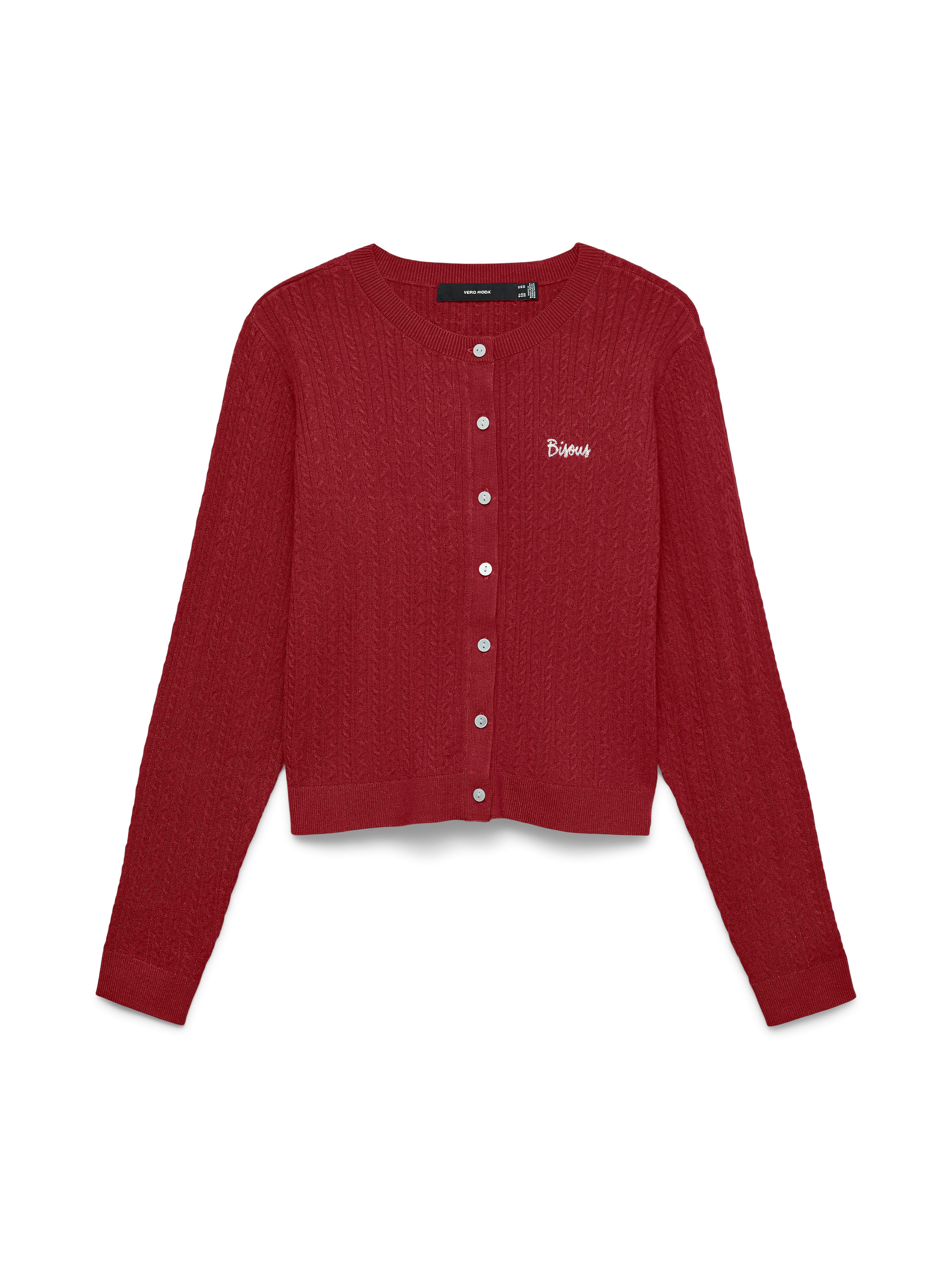 Strickjacke VMGOLD CABLE LS O-NECK CARDIGAN