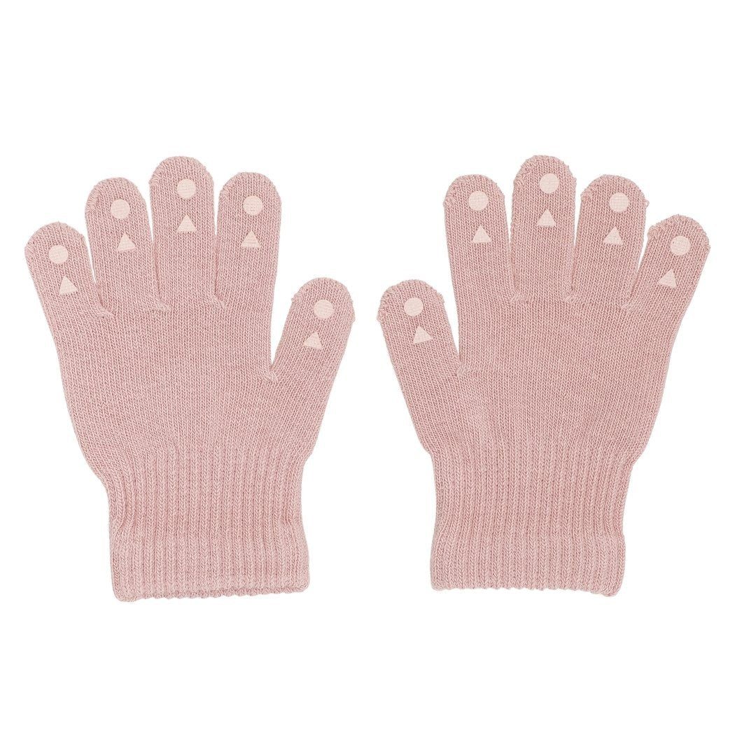 GoBabyGo Strickhandschuhe Rutschfeste Fingerhandschuhe Noppen Jungs Für Dingen - und Rose) von Babys das Kleinkinder (Dusty für und ABS machen einfacher. Halten Mädchen