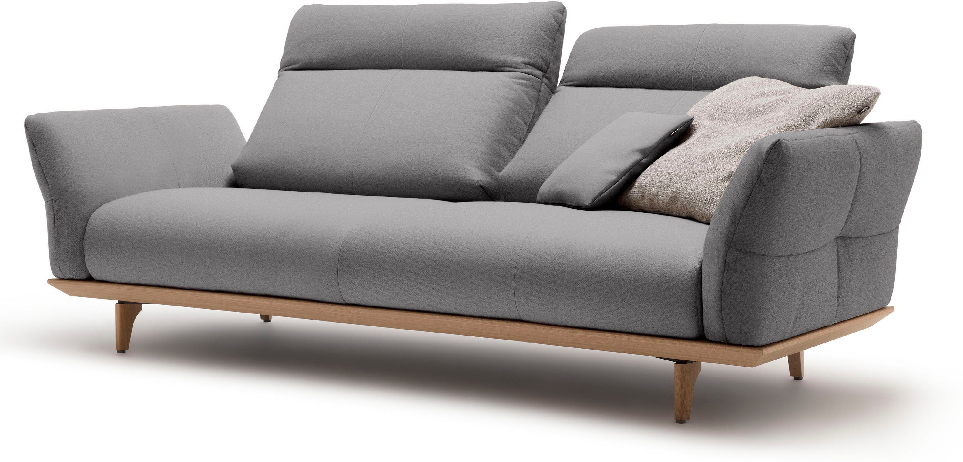 hülsta sofa Füße 208 Sockel Eiche, Eiche cm natur, hs.460, 3-Sitzer in Breite