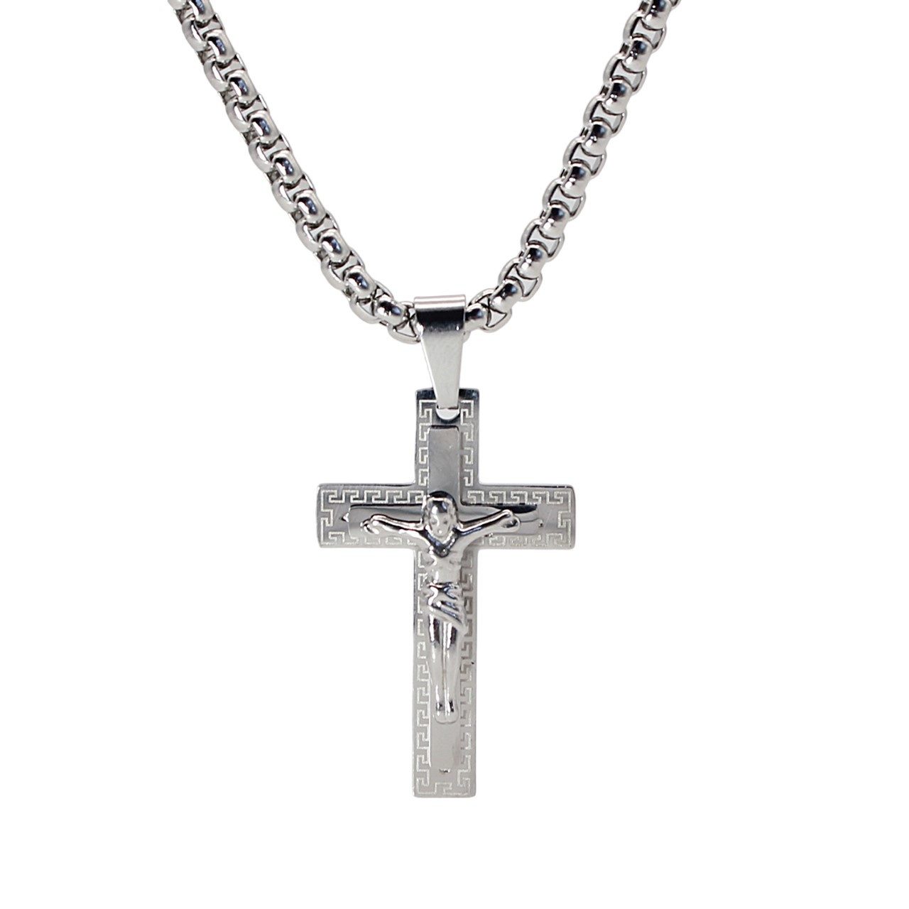 ELLAWIL Kreuzkette Edelstahlkette Kette mit Kreuz günstig online kaufen