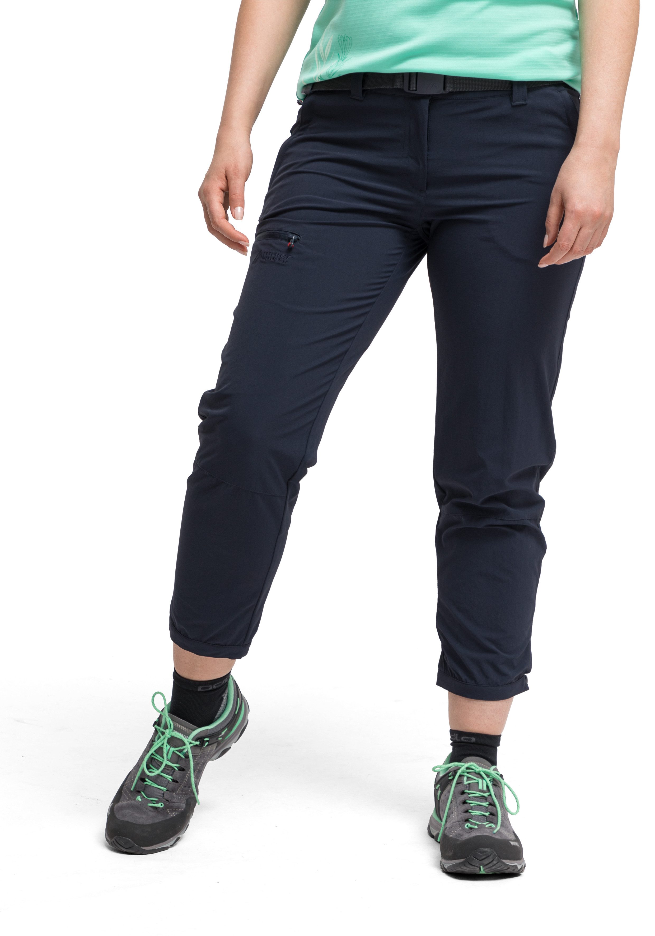 Maier Sports Funktionshose Lulaka 7/8 Damen Wanderhose, atmungsaktive und elastische Outdoor-Hose