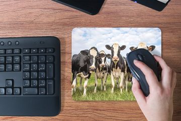 MuchoWow Mauspad Kühe - Weide - Tiere - Natur - Gras Pad (1-St), Mousepad Computer Mousepads - Maus Mat - Pad - Mausunterlage