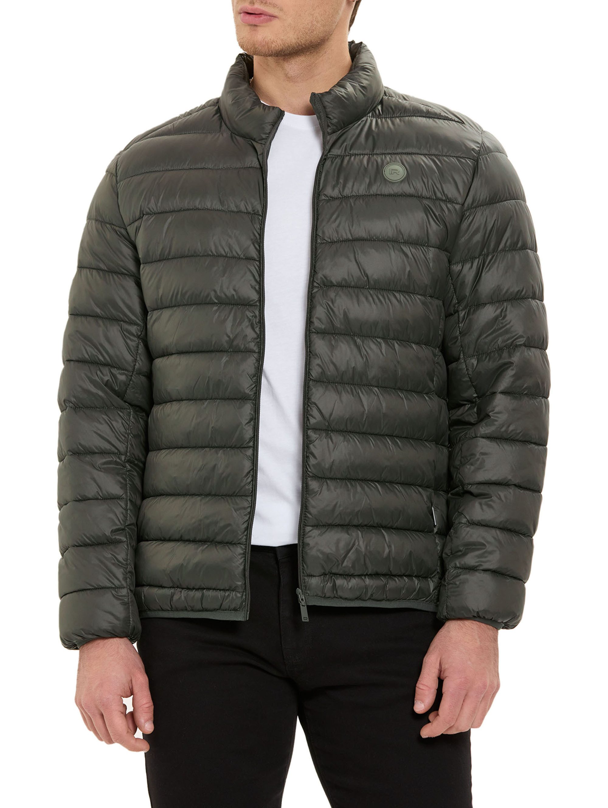 RedBridge Sommerjacke mit Stehkragen und Reißverschluss Steppjacke Casual Leichte Wattierung, horizontale Steppung