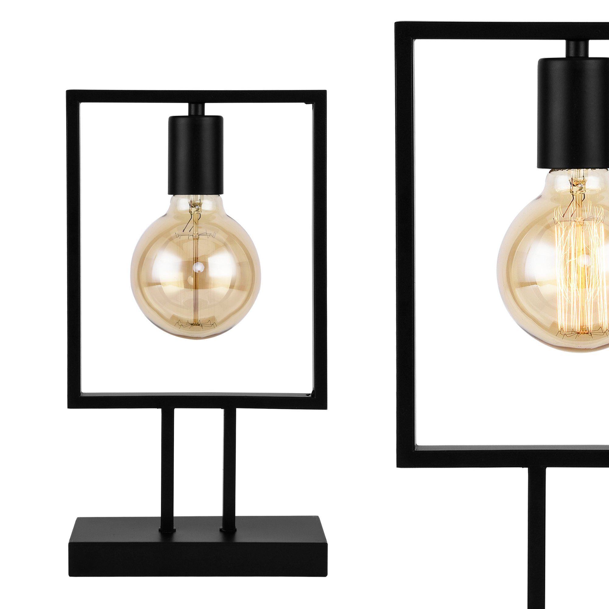 lux.pro Tischleuchte, ohne Leuchtmittel, »Turku« Tischlampe Nachttischlampe günstig online kaufen