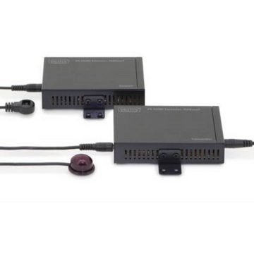 Digitus HDMI KVM Extender - Set aus Sender & Empfänger Computer-Kabel, integrierte LED-Anzeige