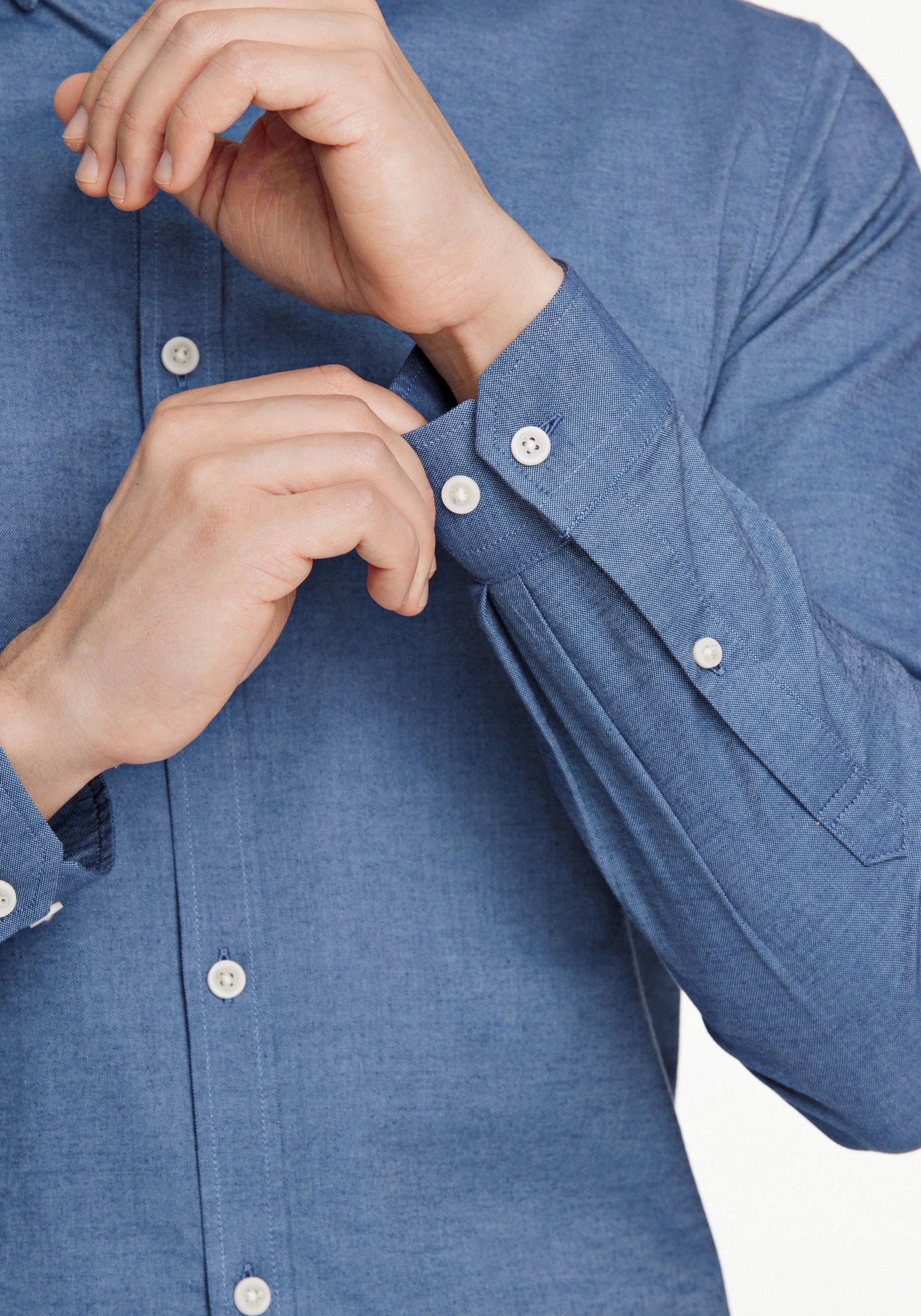 LINDBERGH Businesshemd Oxford-Hemd Relaxed Fit