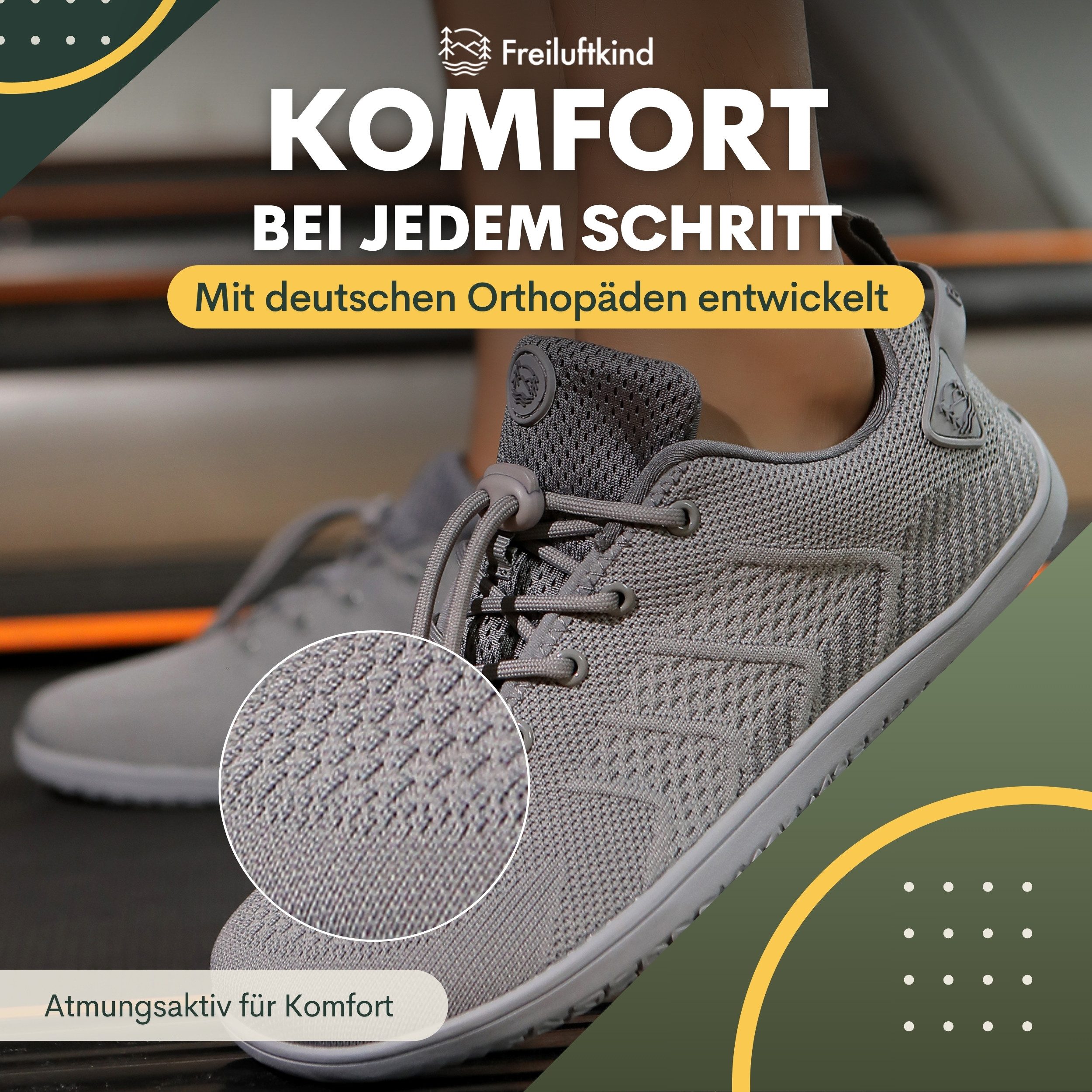Freiluftkind Camino – Sportliche Sneaker Barfußschuhe – Unisex Barfußschuh günstig online kaufen