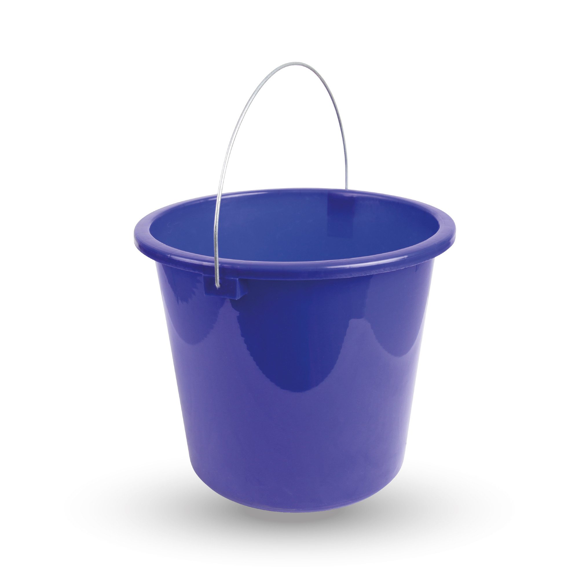 ProHome Putzeimer Kunststoffeimer Metallbügel, (1-tlg., 5 Liter), Eimer stapelbarer Haushaltseimer BPA-frei, Made in EU - Kunstsotff