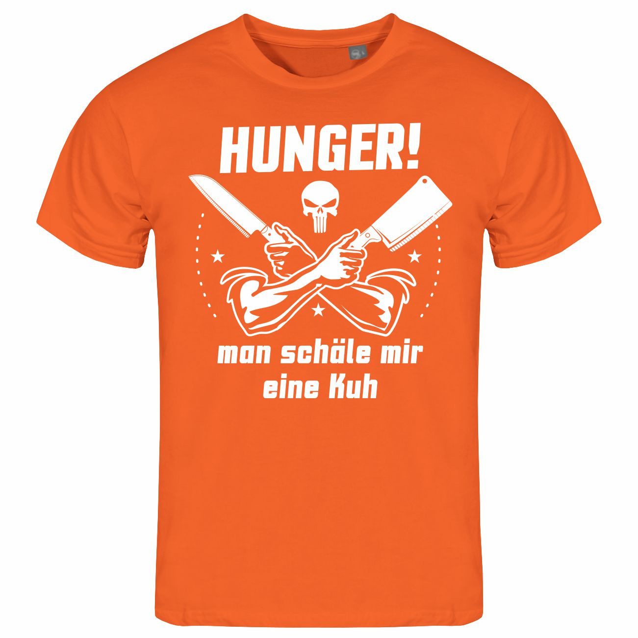 deinshirt Print-Shirt Herren T-Shirt HUNGER Man günstig online kaufen