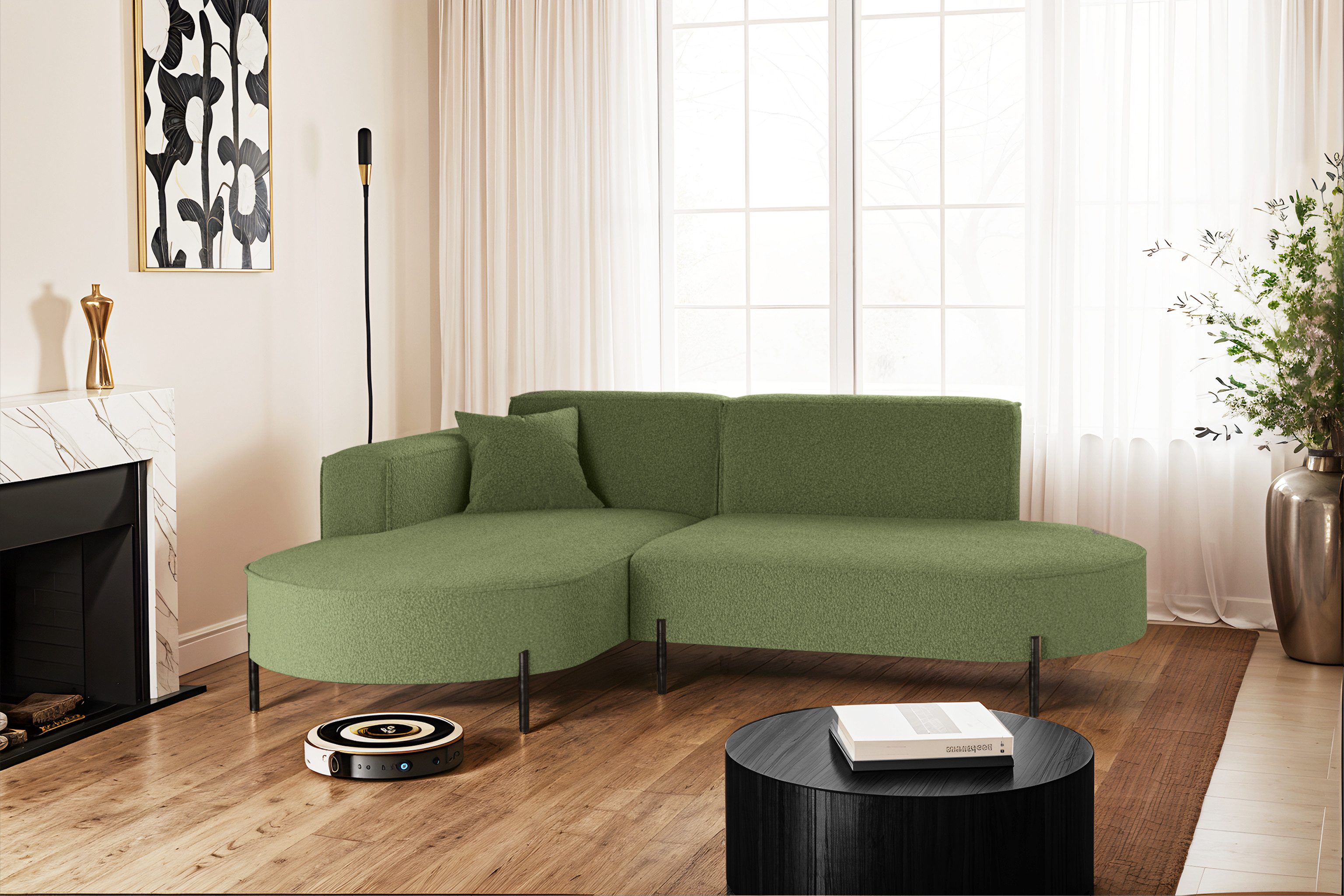 Kaiser Möbel Ecksofa Sofa L-Form Designer günstig online kaufen