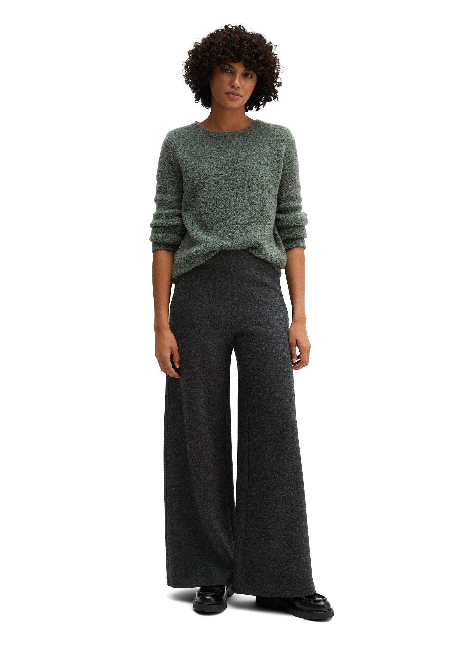 Marc O'Polo Strickpullover aus Schurwolle-Alpakawolle-Mix – Bild 5 von 5