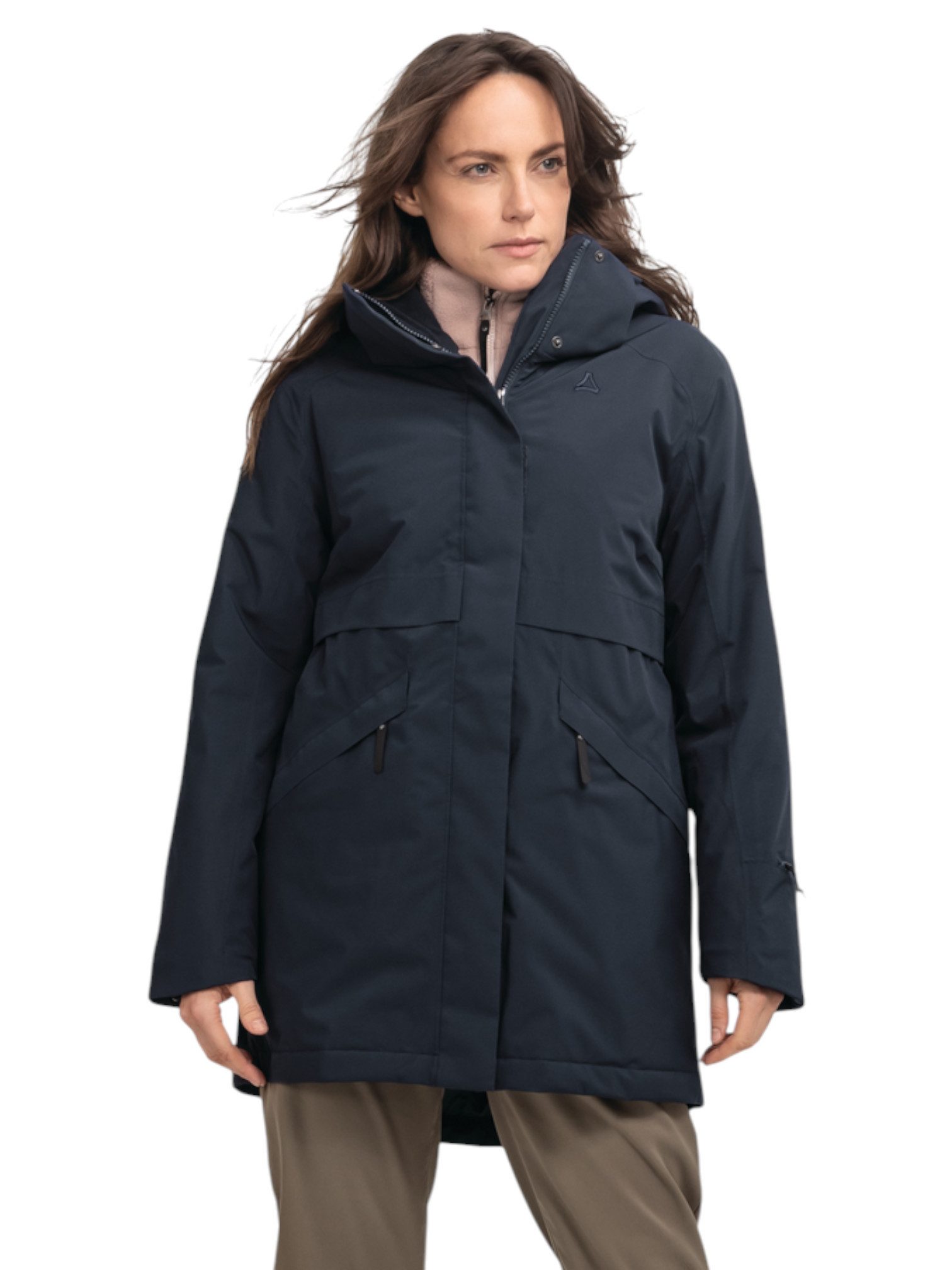 Schöffel Parka Übergangs-Regenjacke Urban Insulated Style Malkay (wasserdicht)