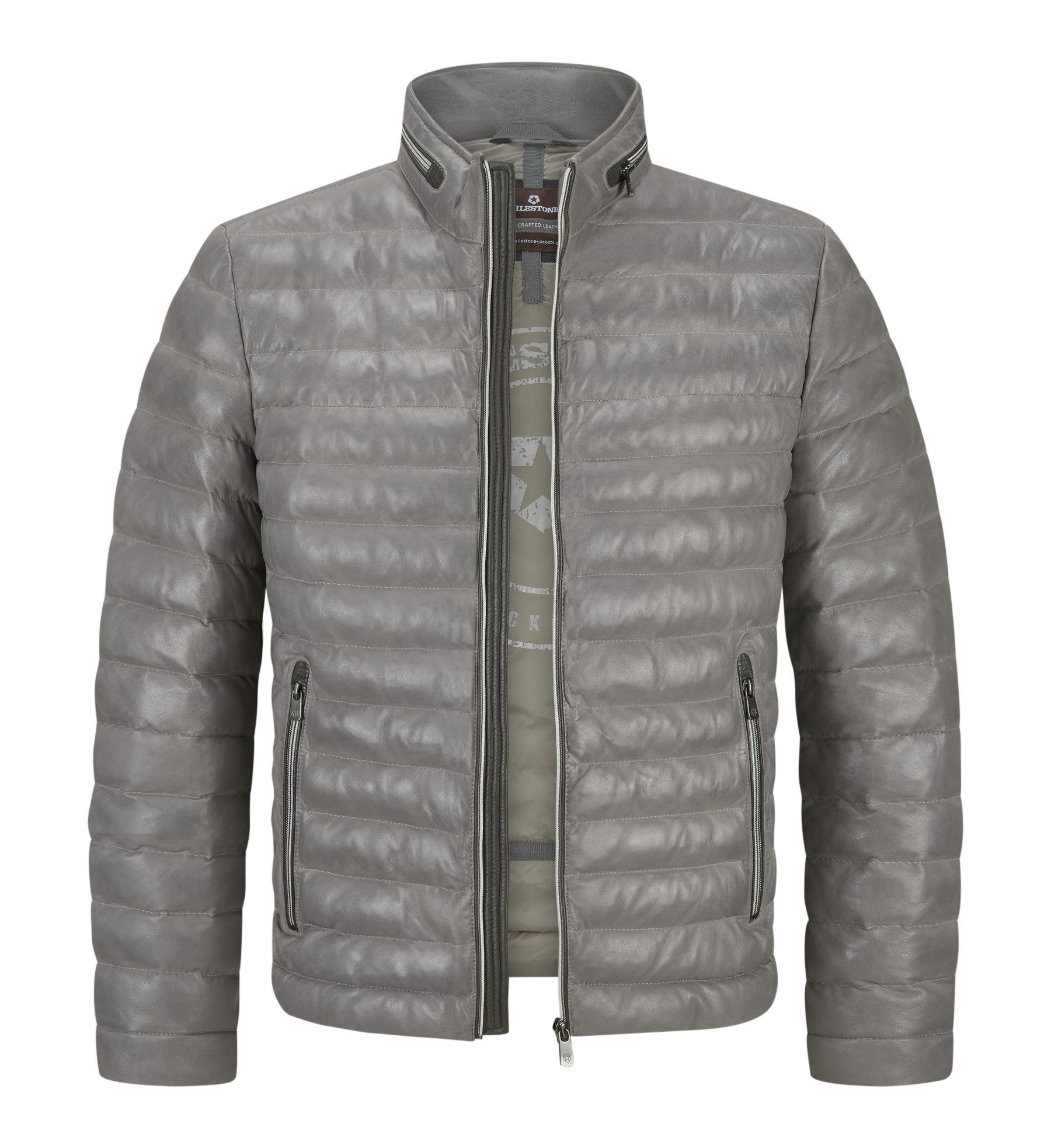 Milestone Lederjacke MSCortino Steppjacke aus Lammleder wetterbeständig günstig online kaufen