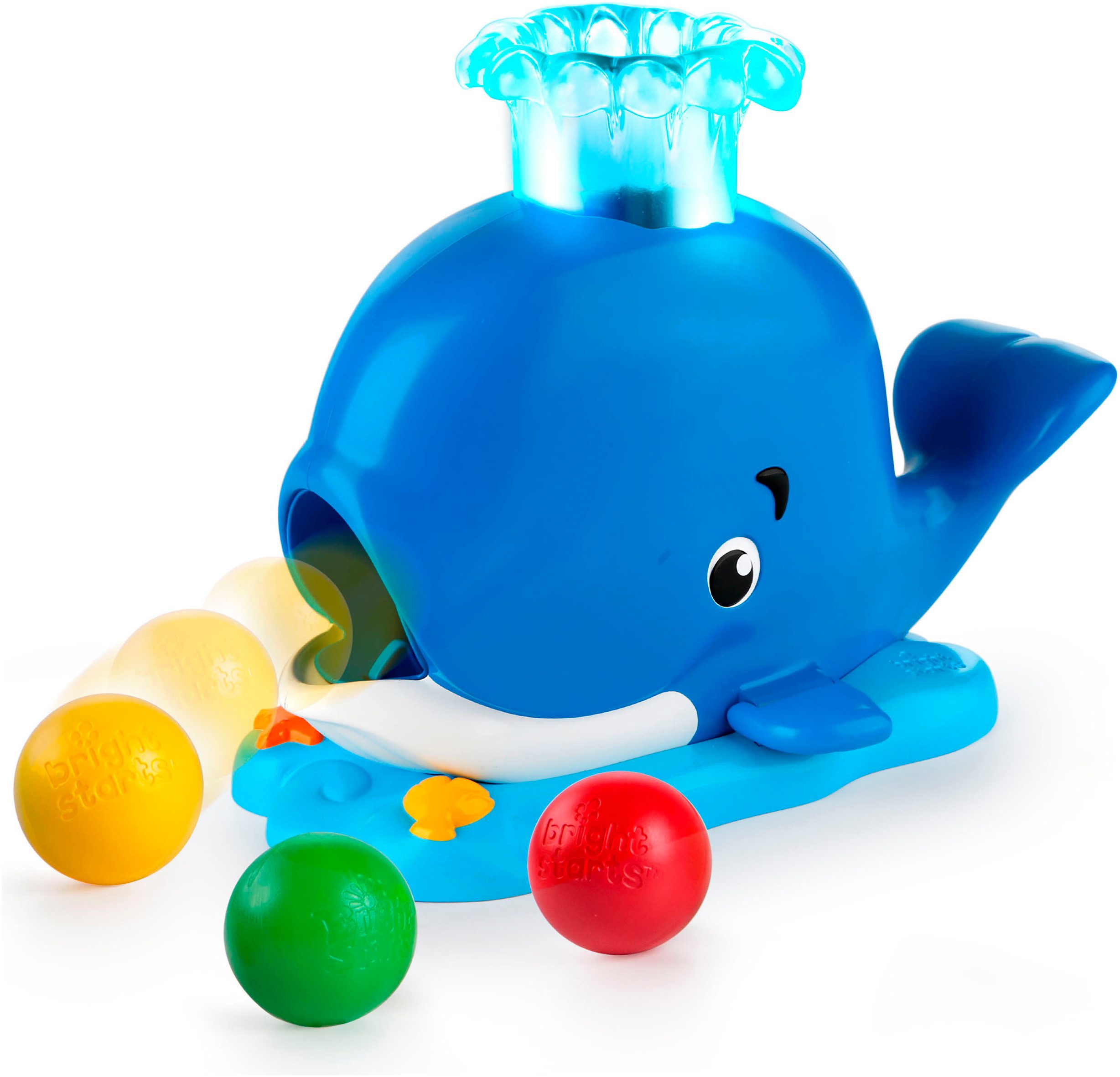 Bright Starts Lernspielzeug Silly Spout Whale Popper™, mit Licht und Sound