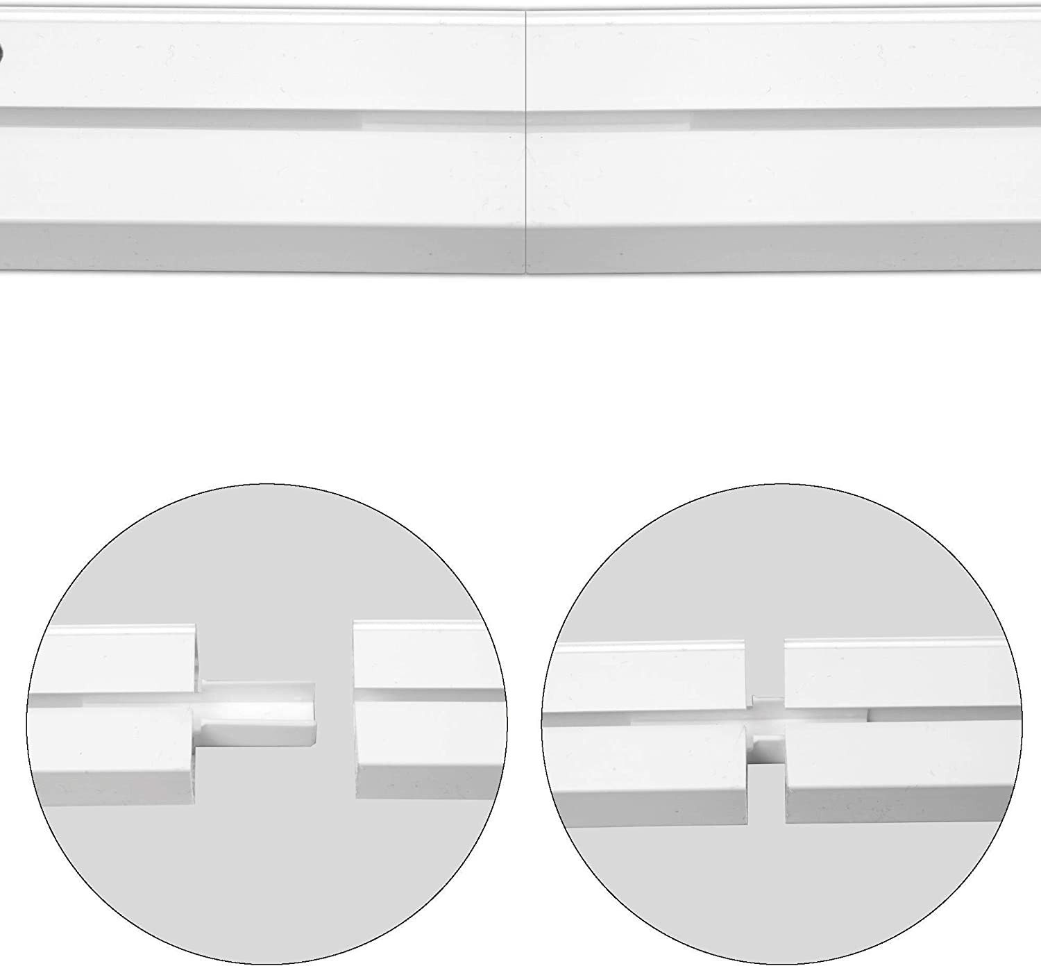 Bestlivings Gardinenstange, 1-läufig, Kunststoff, Verbinder für günstig online kaufen