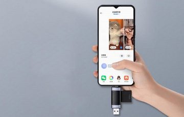 ORICO Speicherkartenleser USB 2.0 Cardreader für SD / microSD, USB + USB-C