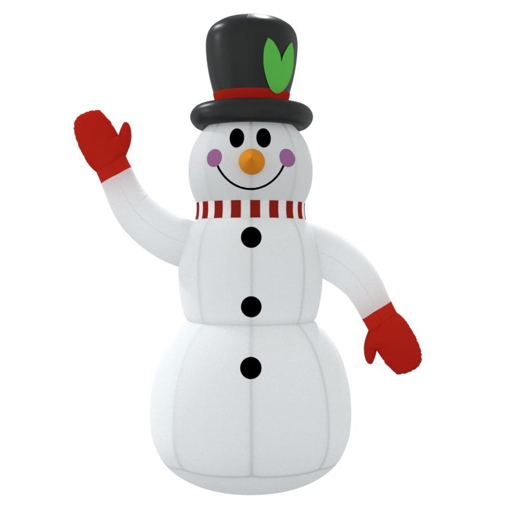 vidaXL Dekolicht 300 cm Aufblasbarer Schneemann LEDs 300cm Weihnachten Outdoor Außen Fi